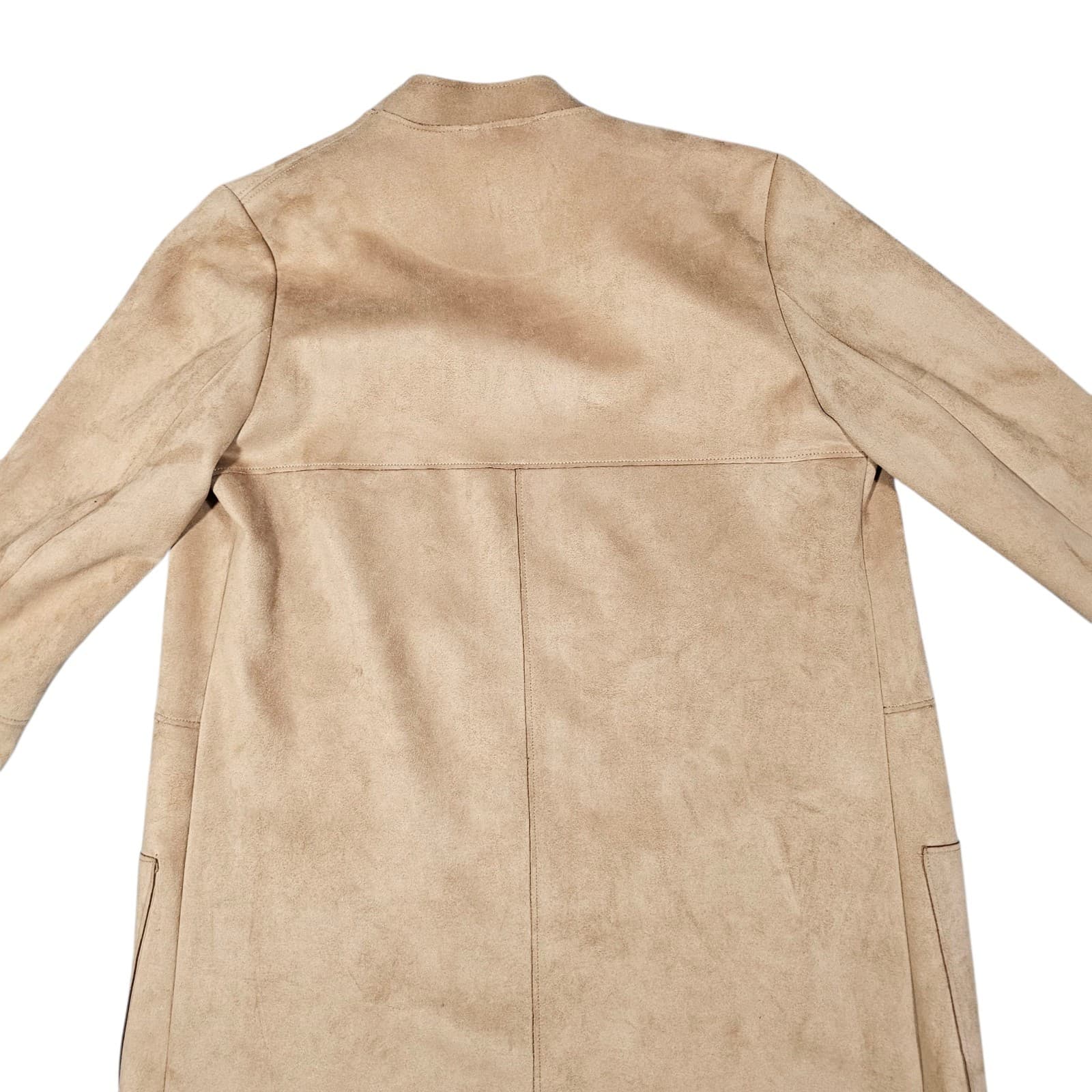 H&M Suede Jacket - Rose Gold Color - Size 4 - Thumbnail 12