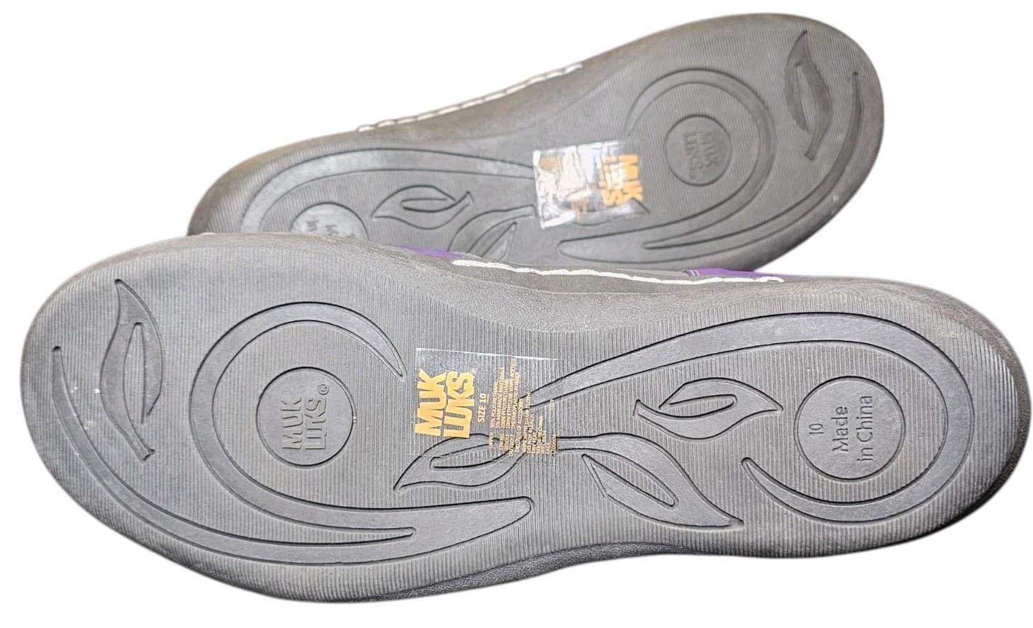 Muk-Lucks Samantha Sandal Closed Toe Womans Size 10 Purple - Thumbnail 8