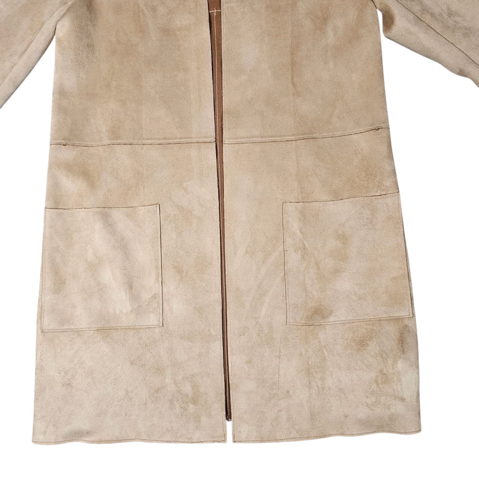H&M Suede Jacket - Rose Gold Color - Size 4 - Thumbnail 6