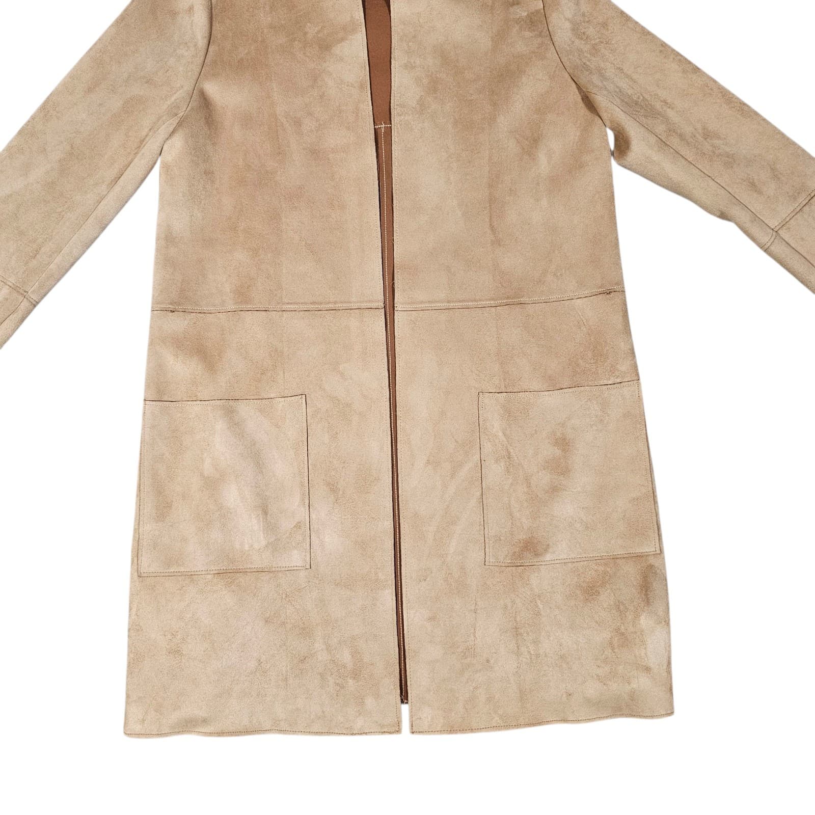 H&M Suede Jacket - Rose Gold Color - Size 4 - Thumbnail 9