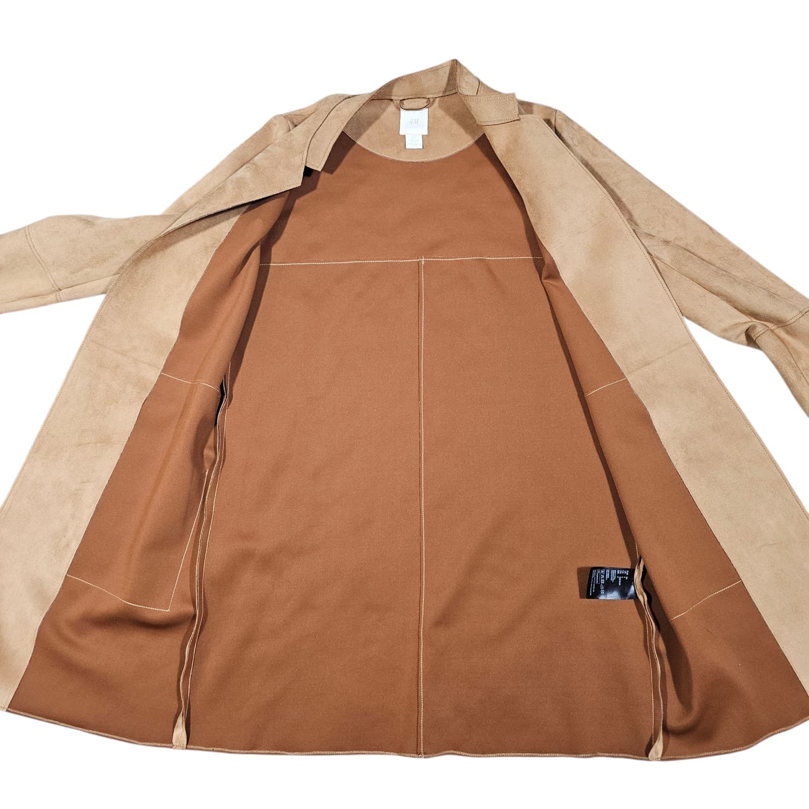H&M Suede Jacket - Rose Gold Color - Size 4 - Thumbnail 10
