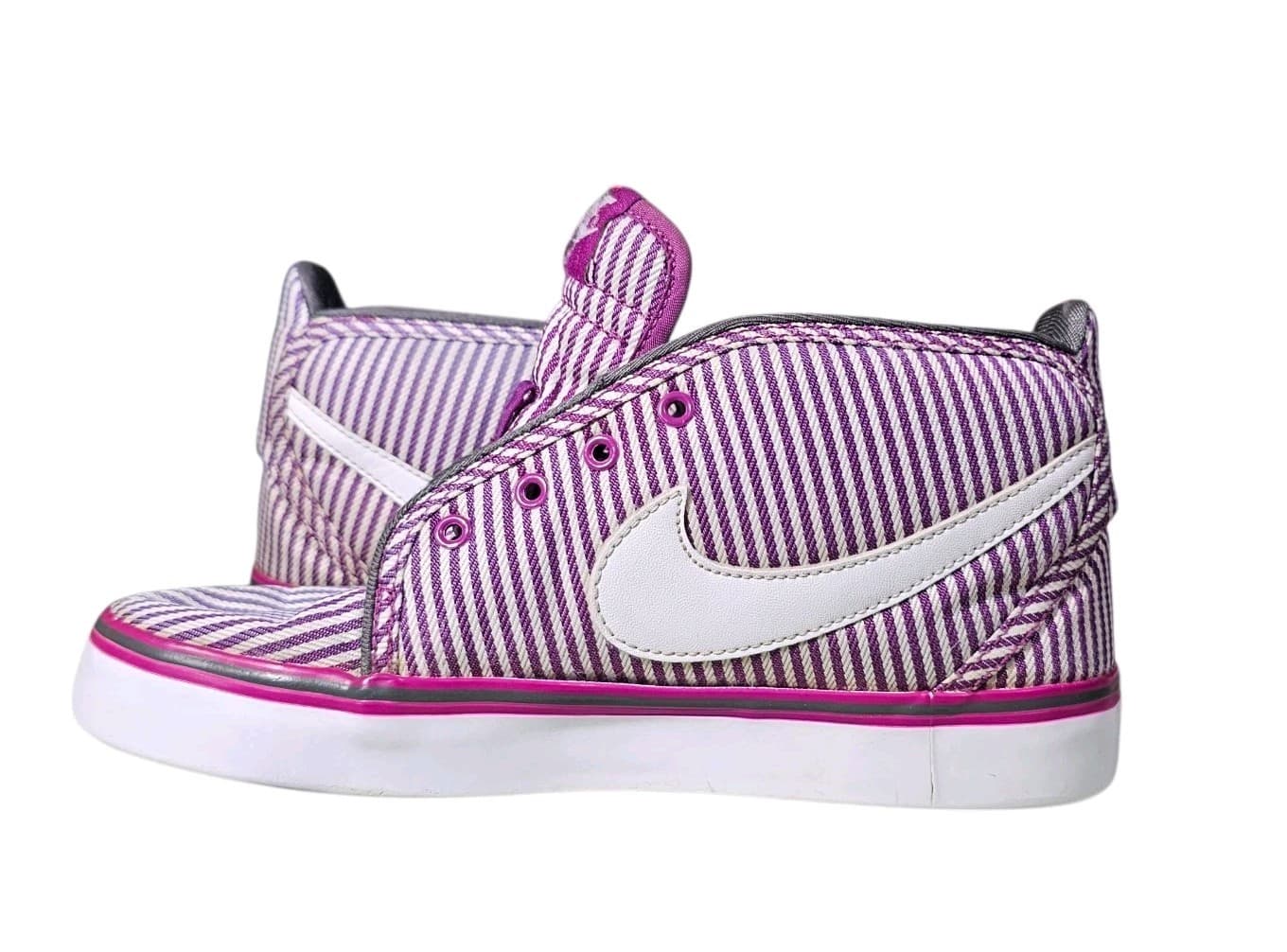 Nike Womens Toki Canvas 434173-500 Purple Bold Berry Mid Top Sneaker Size 5.5 - Thumbnail 9