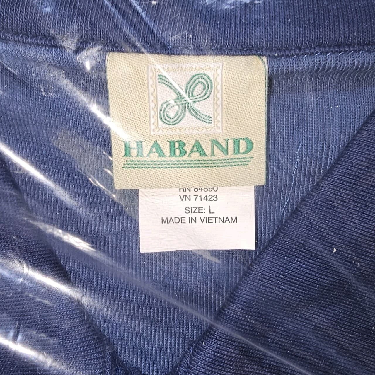 Haband Mens Golf Polo Shirt Nwt Size Large - Thumbnail 2