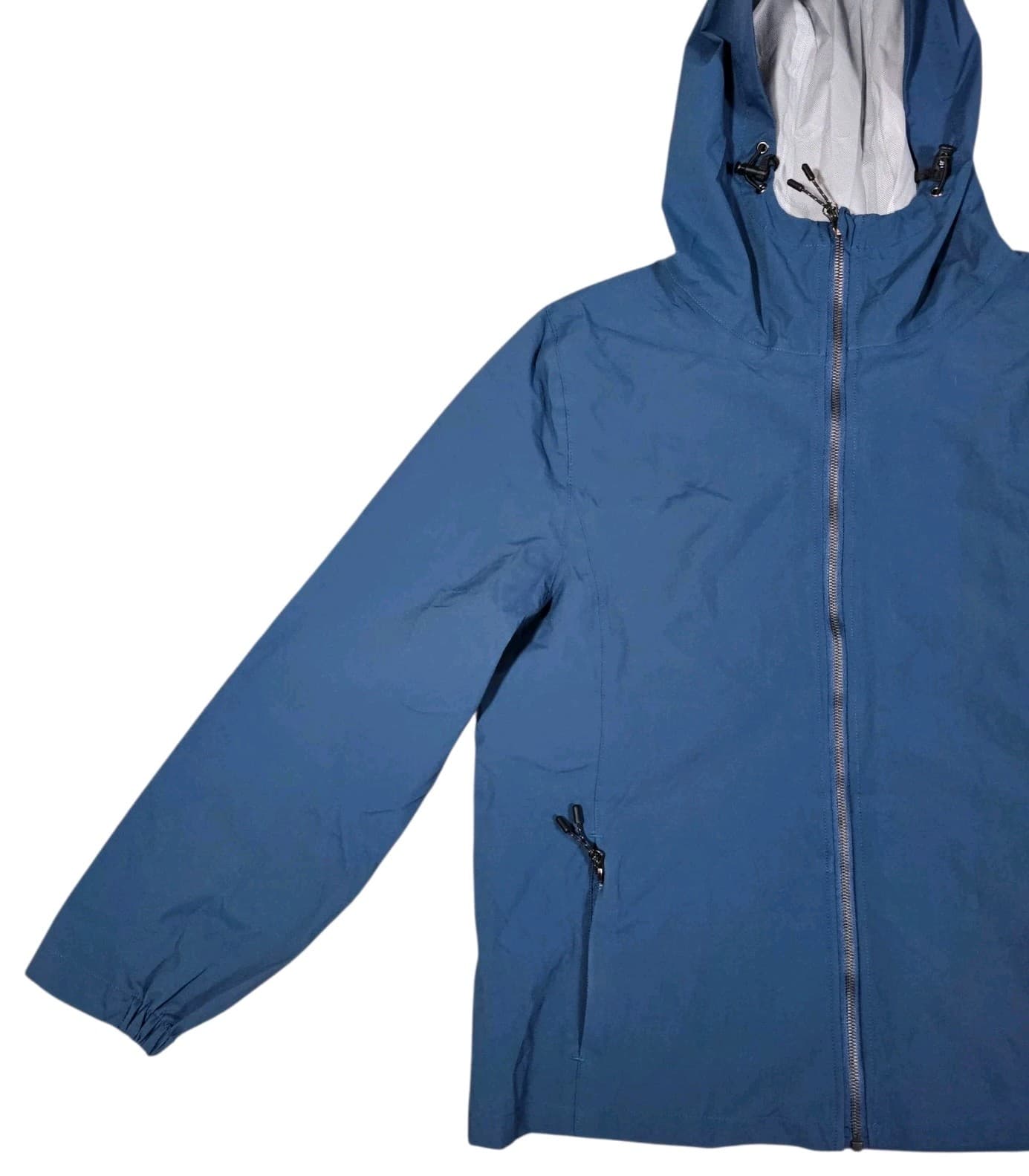 Iceburg Outerwear Wind Breaker Rain Coat Hiking Jacket And Pouch Size Large - Thumbnail 4