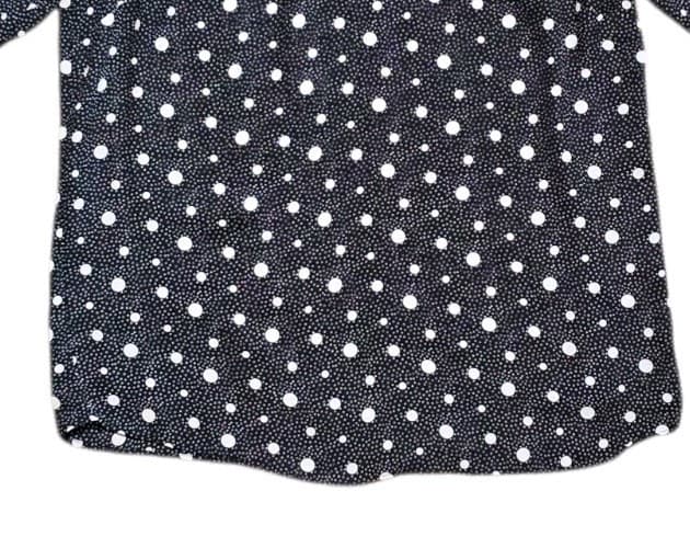 ​Talbots Petite MP Polka Dot Blouse - Classic Navy & White Professional Top - Thumbnail 4