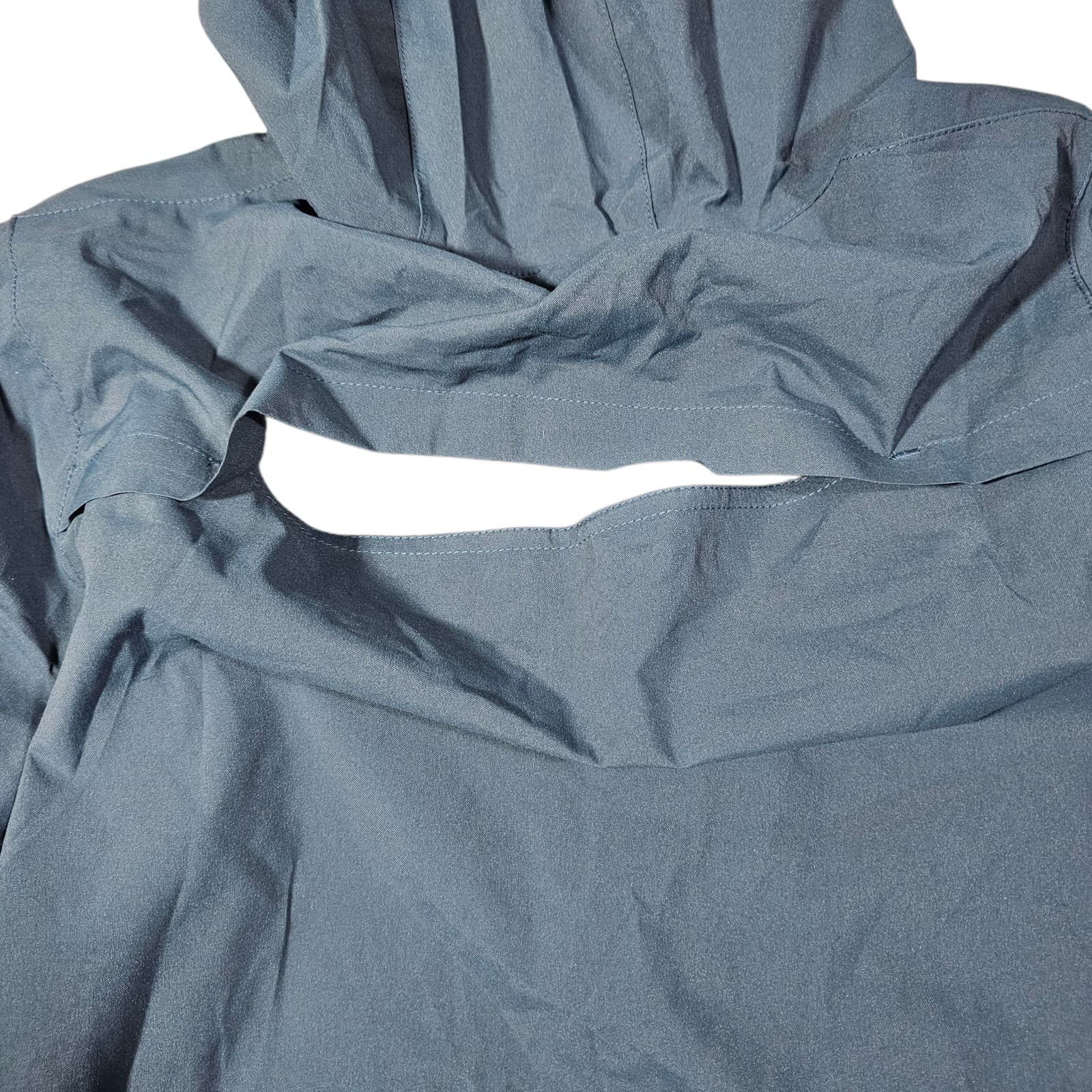 Iceburg Outerwear Wind Breaker Rain Coat Hiking Jacket And Pouch Size Large - Thumbnail 15