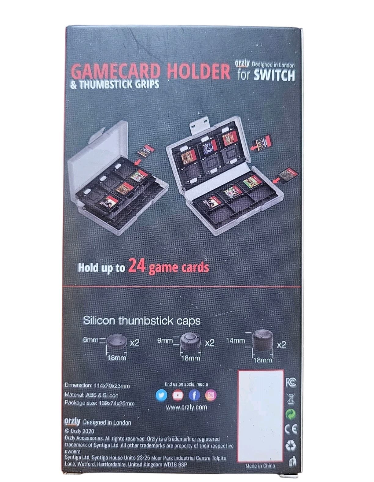 Orzly Nintendo Switch Bundle Of 5 Accessories - Thumbnail 3