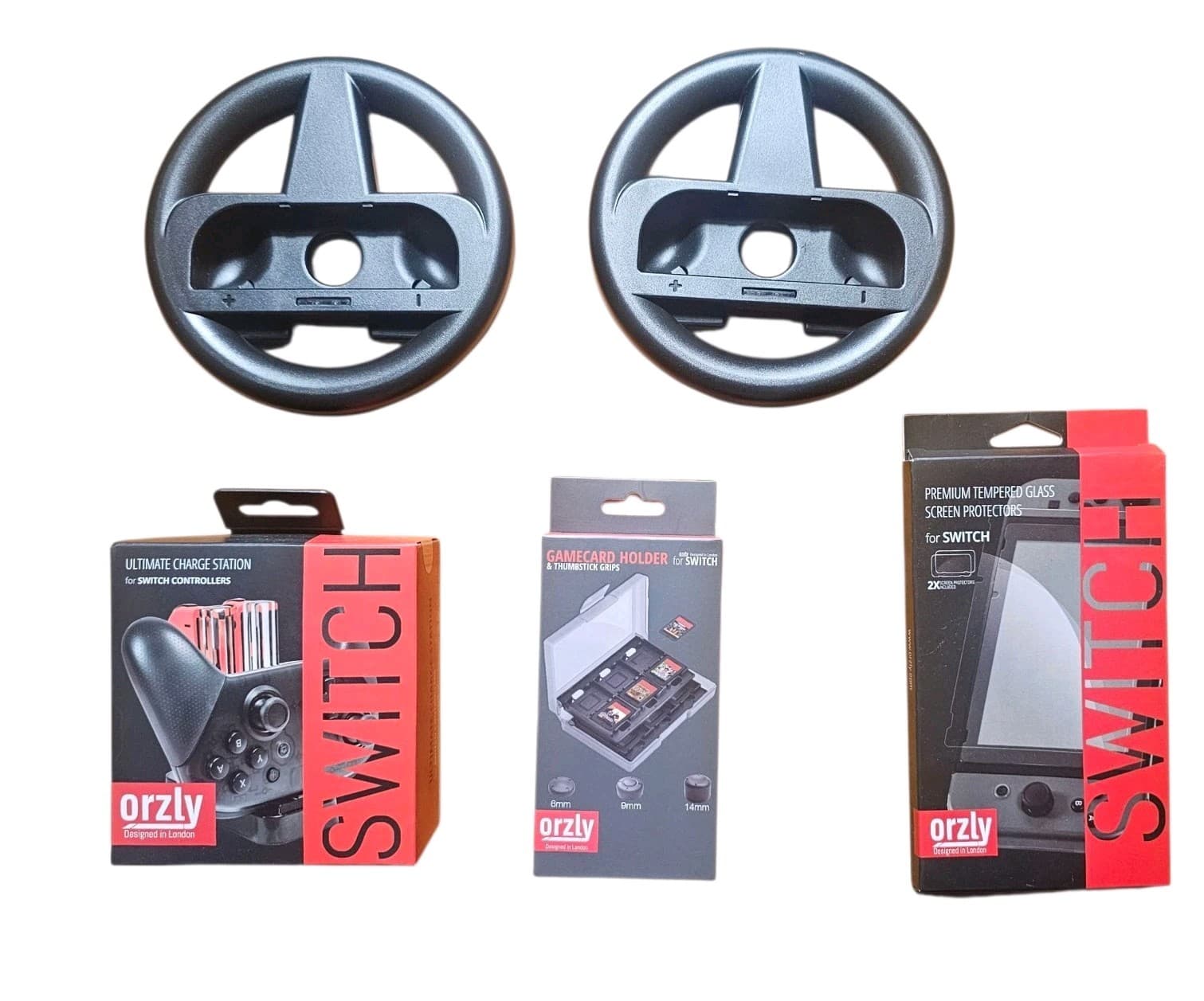 Orzly Nintendo Switch Bundle Of 5 Accessories