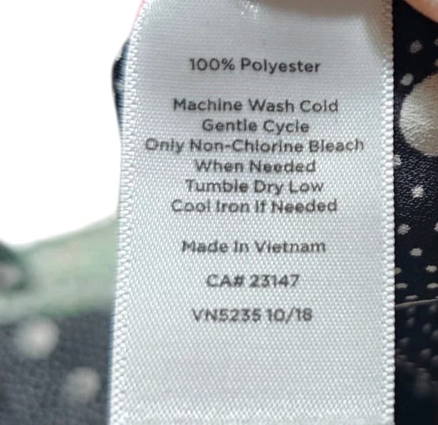 ​Talbots Petite MP Polka Dot Blouse - Classic Navy & White Professional Top - Thumbnail 12
