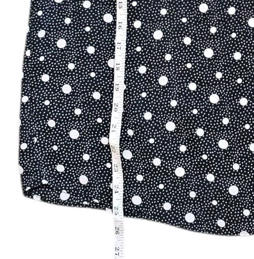 ​Talbots Petite MP Polka Dot Blouse - Classic Navy & White Professional Top - Thumbnail 8