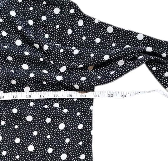 ​Talbots Petite MP Polka Dot Blouse - Classic Navy & White Professional Top - Thumbnail 9