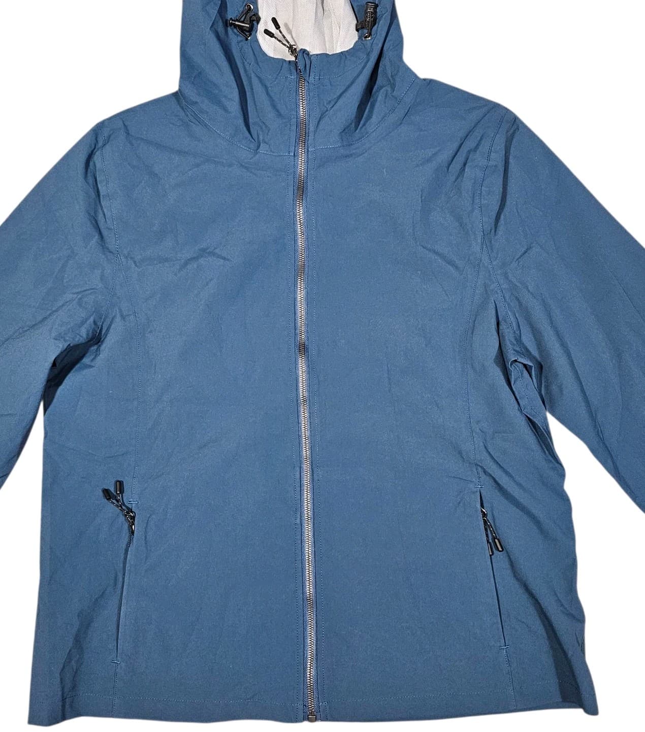 Iceburg Outerwear Wind Breaker Rain Coat Hiking Jacket And Pouch Size Large - Thumbnail 3