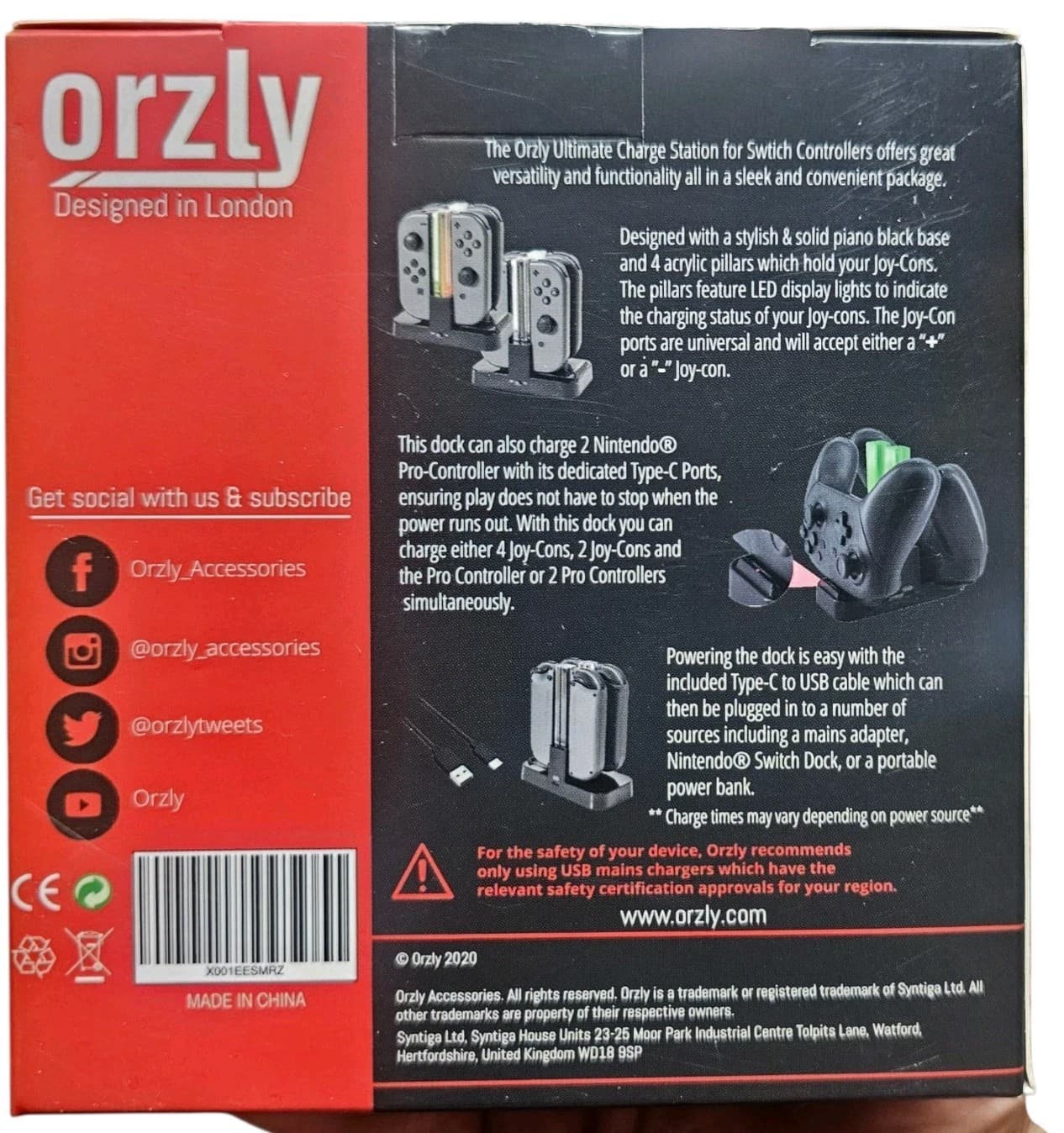 Orzly Nintendo Switch Bundle Of 5 Accessories - Thumbnail 7