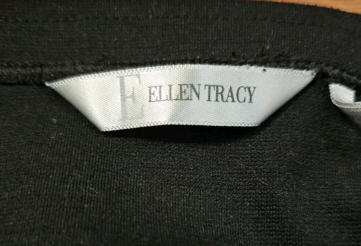 Ellen Tracy Pull-on Black Skirt Above knee Length Size XXL - Thumbnail 3