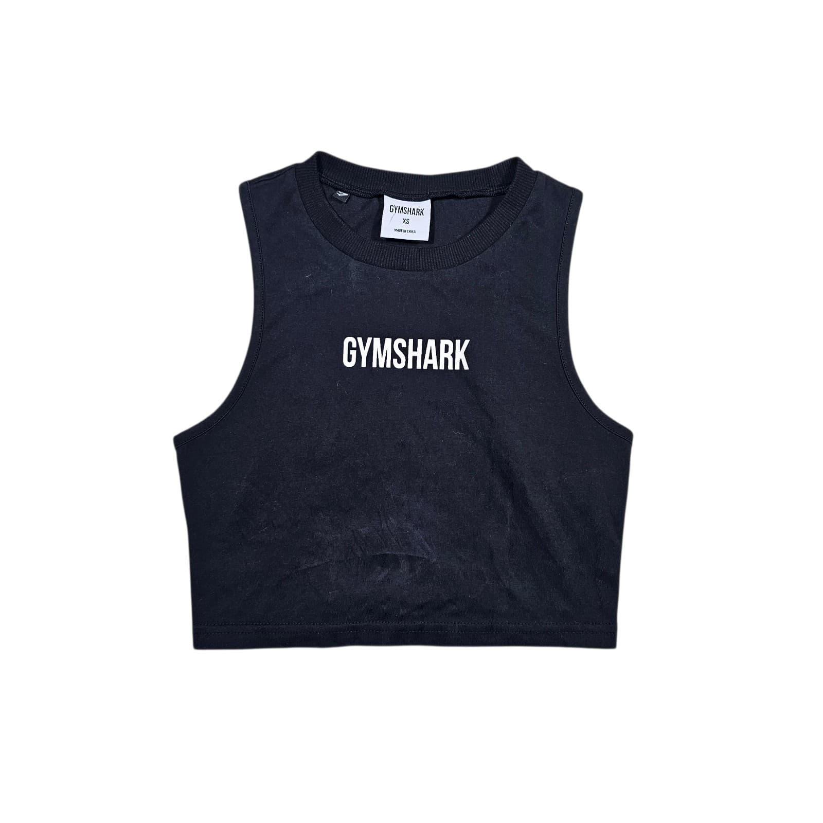 Gym Shark Non-stop Crop Top Black Size Extra Small