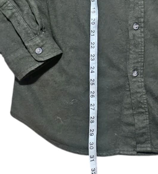 Dip Brand Green Button Down 100% Cotton Shirt Mens Size M - Thumbnail 7