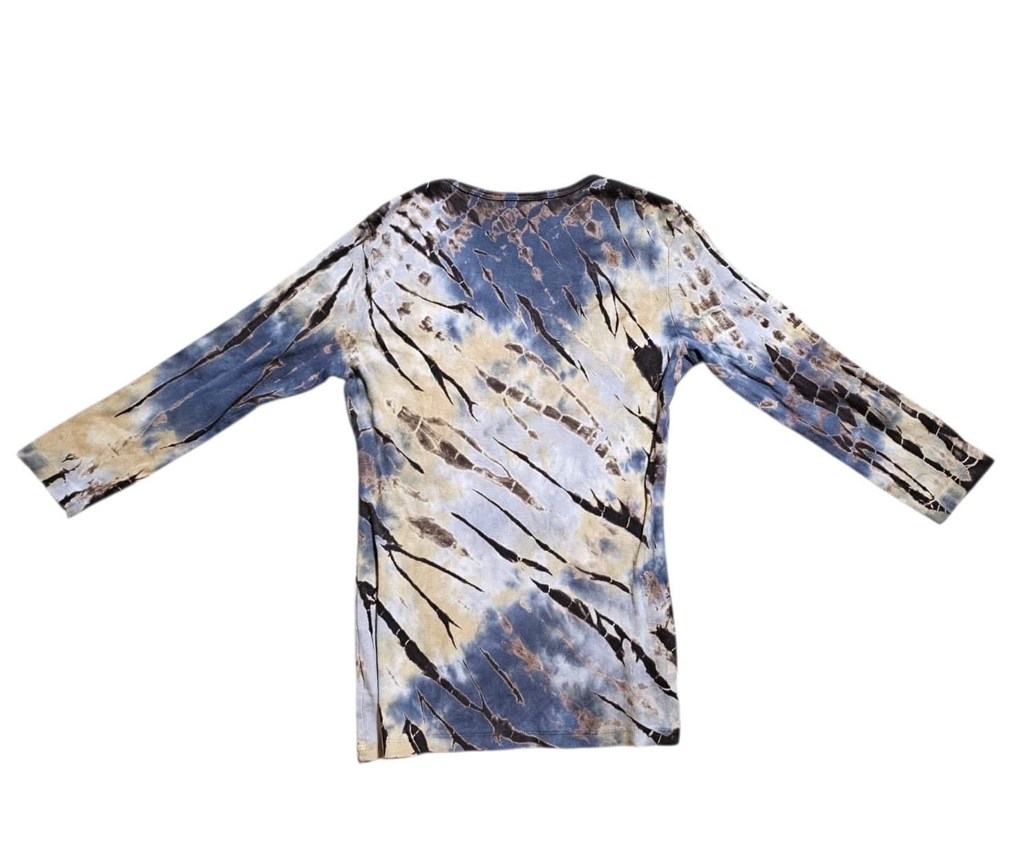 IDI By Matthew Boho Tie-dye Long Sleeve V-neck Womans Size Medium - Thumbnail 7