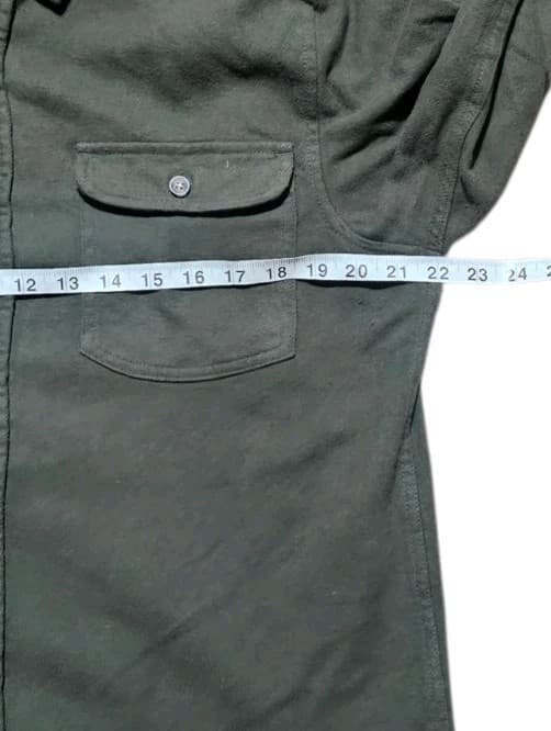 Dip Brand Green Button Down 100% Cotton Shirt Mens Size M - Thumbnail 8