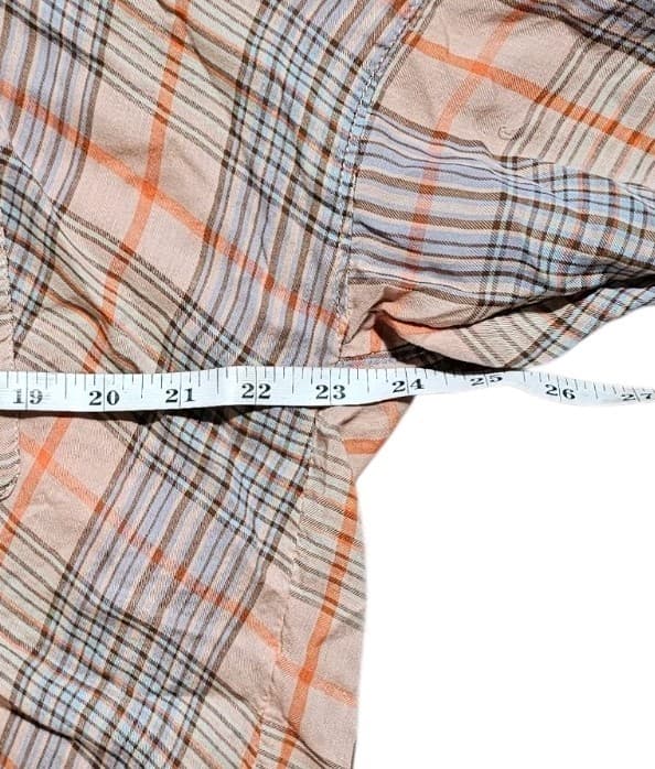 Anthropologie Holding Horses Plaid Blouse Womans Size 12 - Thumbnail 10
