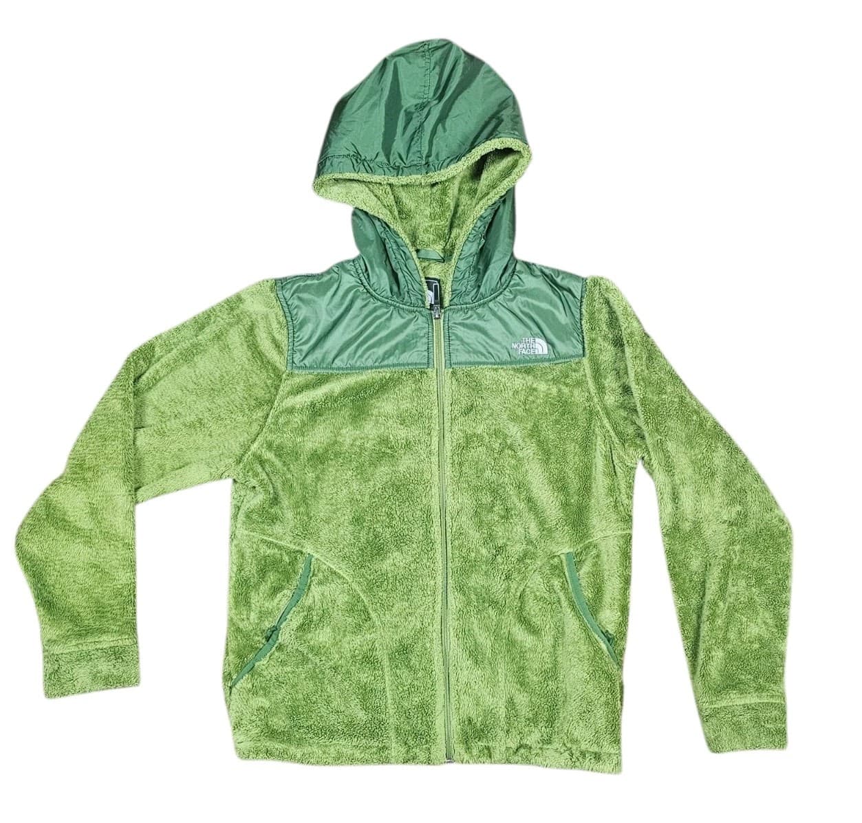 North Face Woman Large Green Fleece Jacket