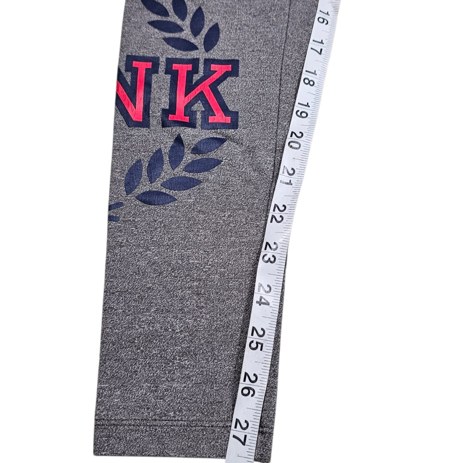 Victoria's Secret Pink Yoga Flat Legging Grey Logo Size Xsmall - Thumbnail 11