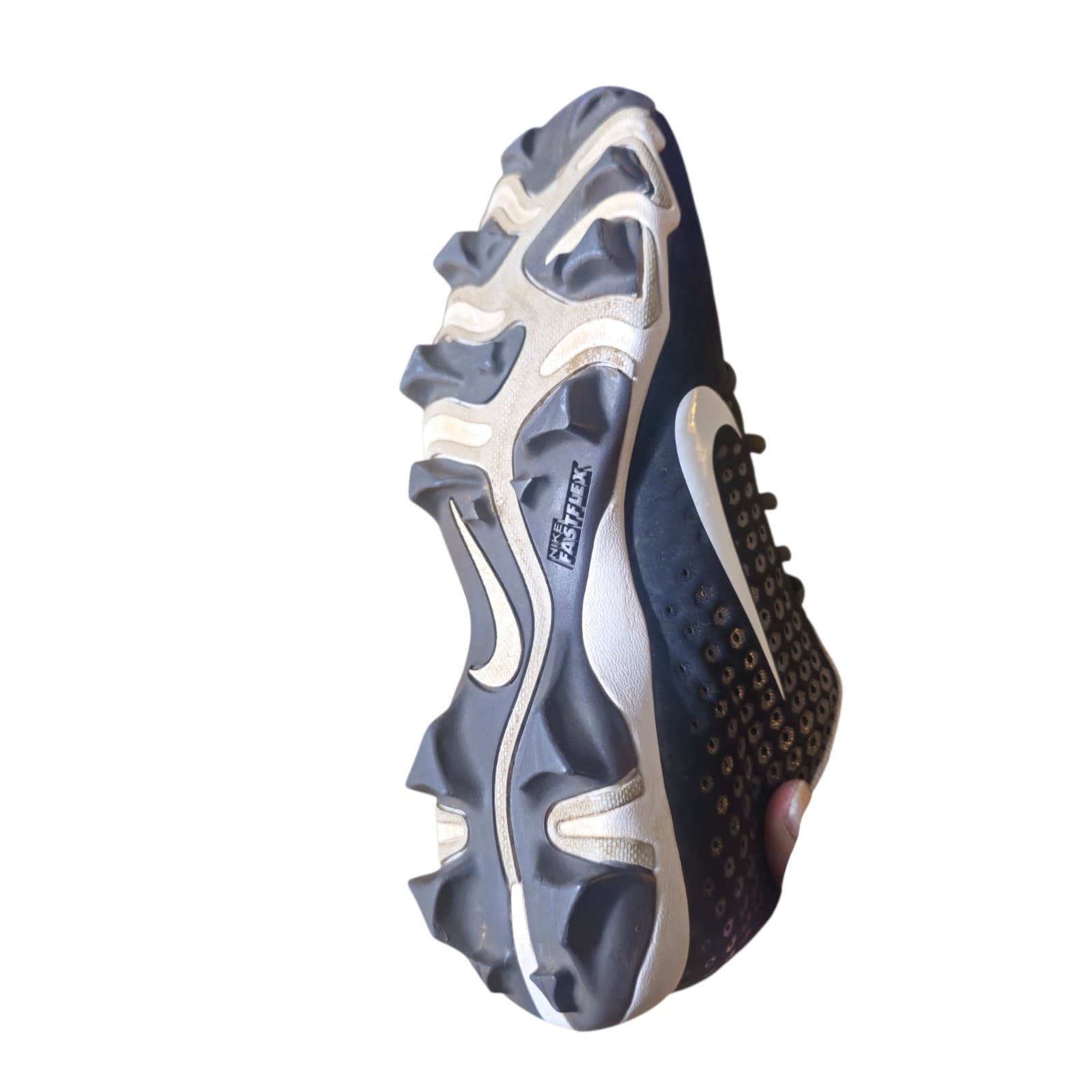 Nike Mens Vapor Ultrafly 2 Keystone Black White Baseball Cleats Size 8.5W - Thumbnail 11