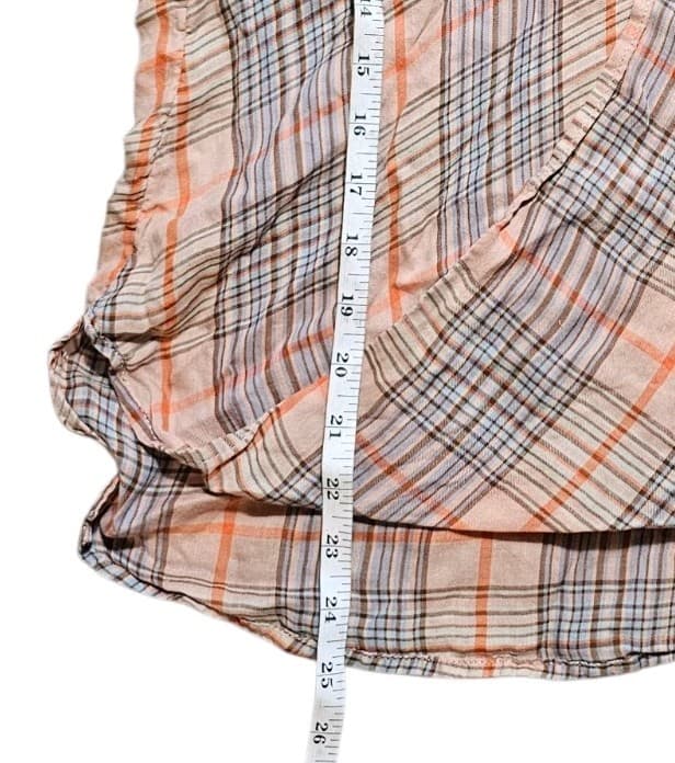 Anthropologie Holding Horses Plaid Blouse Womans Size 12 - Thumbnail 9
