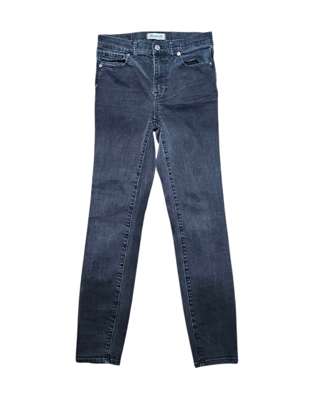 Madewell High Riser Skinny Jeans Women's Size 27 Black Denim 5-Pocket