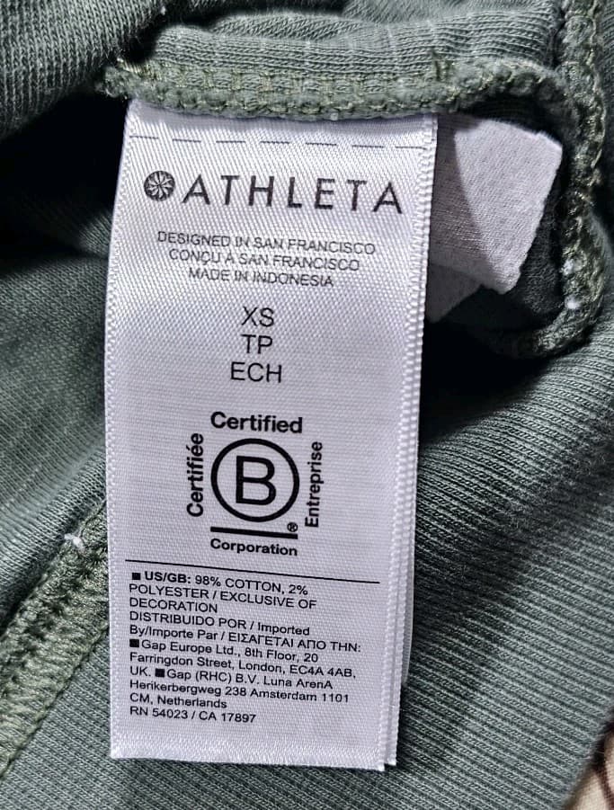. Athleta Green Crewneck Sweater Women's Extra Small - Thumbnail 11