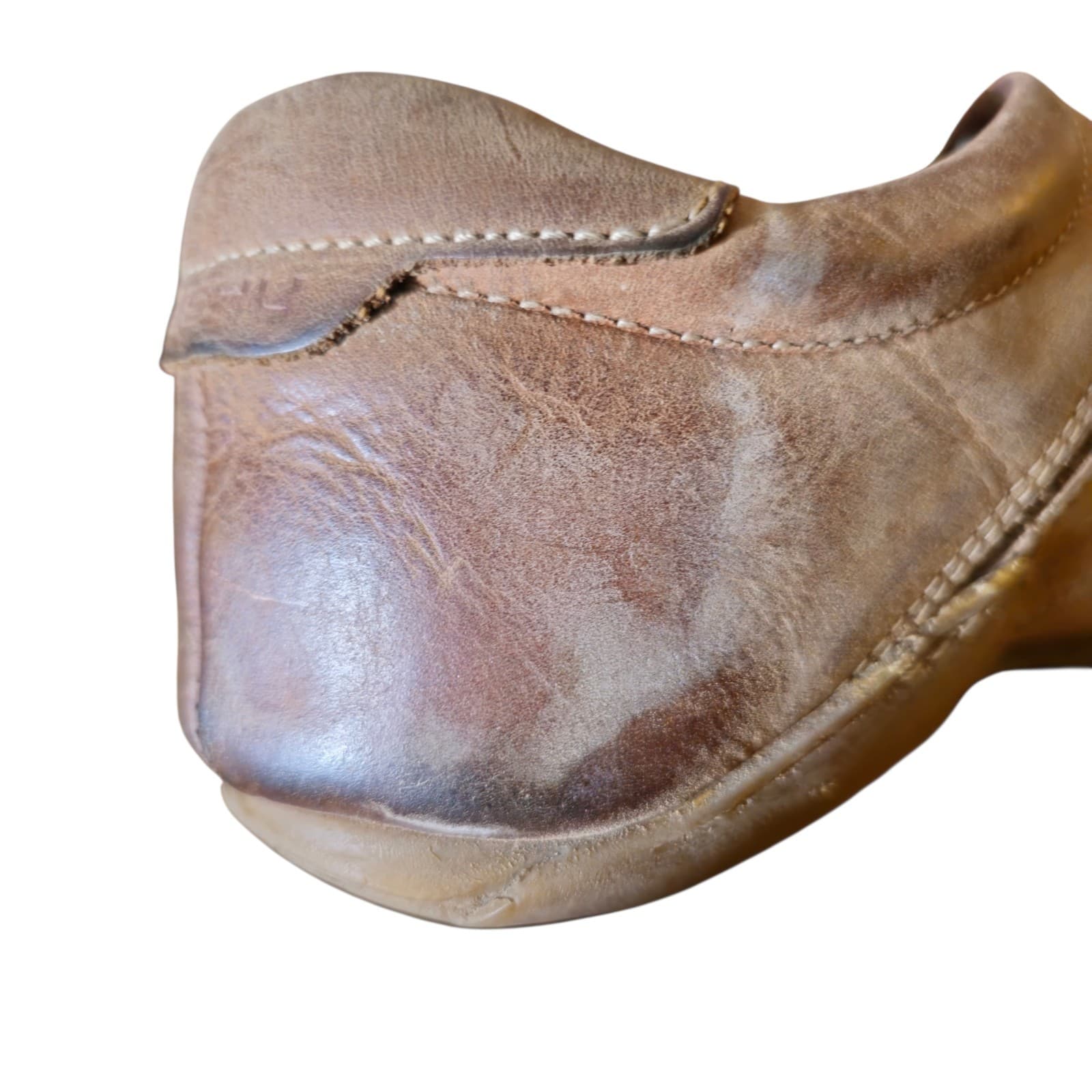 Vintage Nushu Brown Leather Shoes Wallabee Style Rare Mens Size 10 - Thumbnail 18
