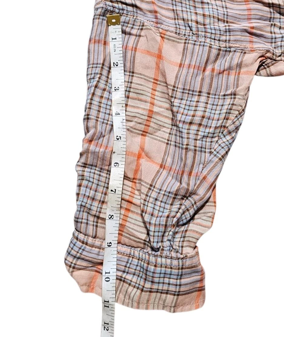 Anthropologie Holding Horses Plaid Blouse Womans Size 12 - Thumbnail 11