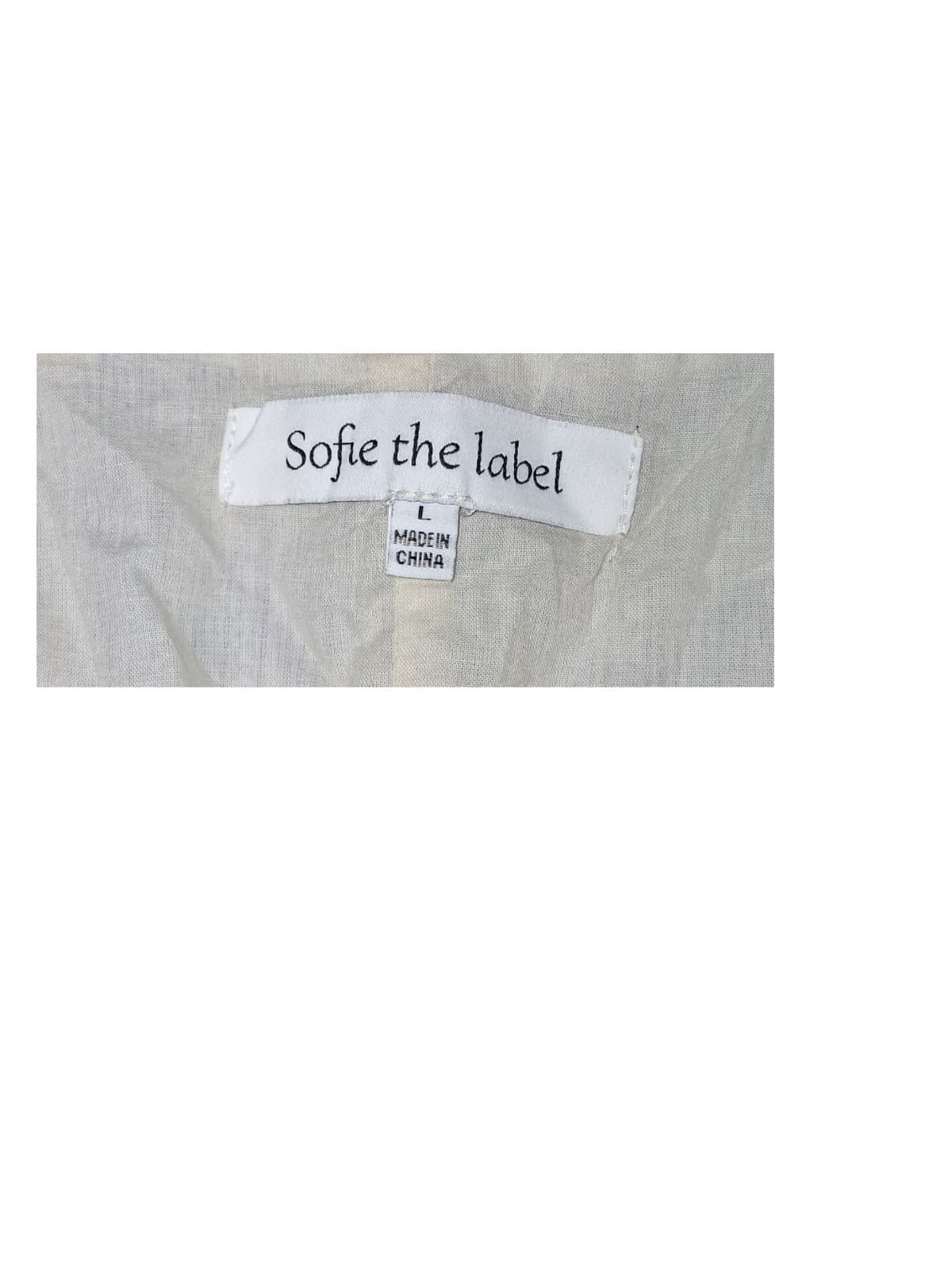 Sofie The label Embroidered Patch Work Vest Quilt Square Granny Large - Thumbnail 5