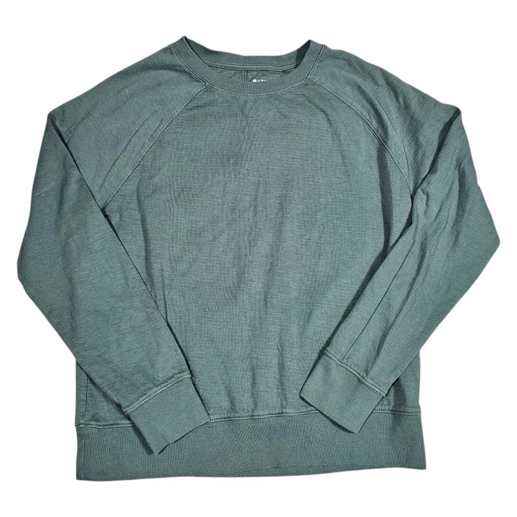 . Athleta Green Crewneck Sweater Women's Extra Small - Thumbnail 2