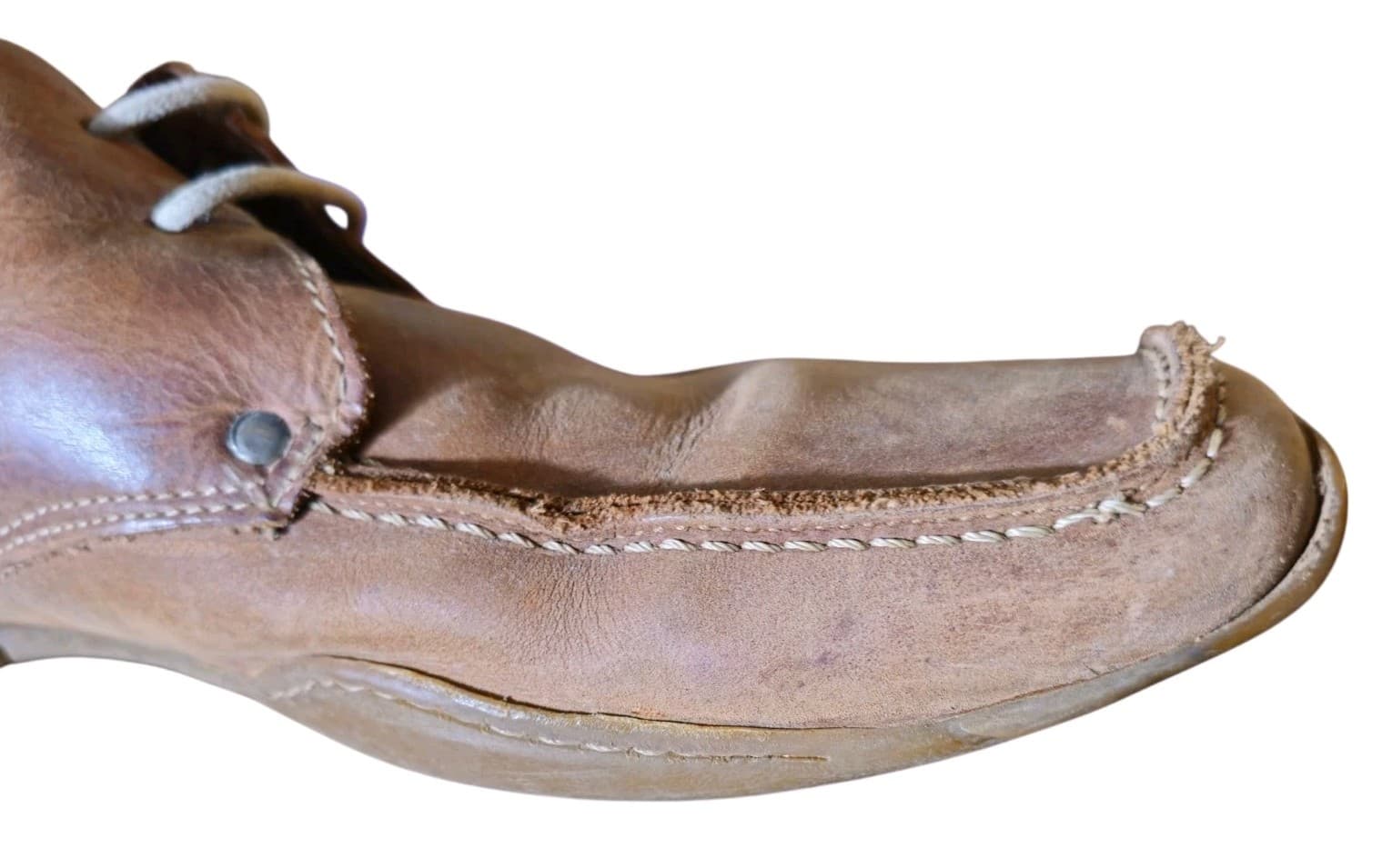 Vintage Nushu Brown Leather Shoes Wallabee Style Rare Mens Size 10 - Thumbnail 12