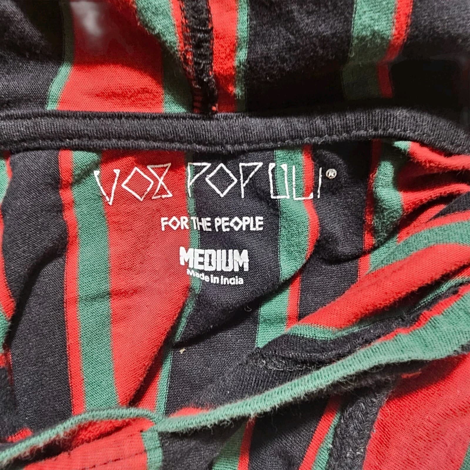 Vox Populi For The People Hooded Long Sleeve Shirt Thanks For Nothing Size Med - Thumbnail 10