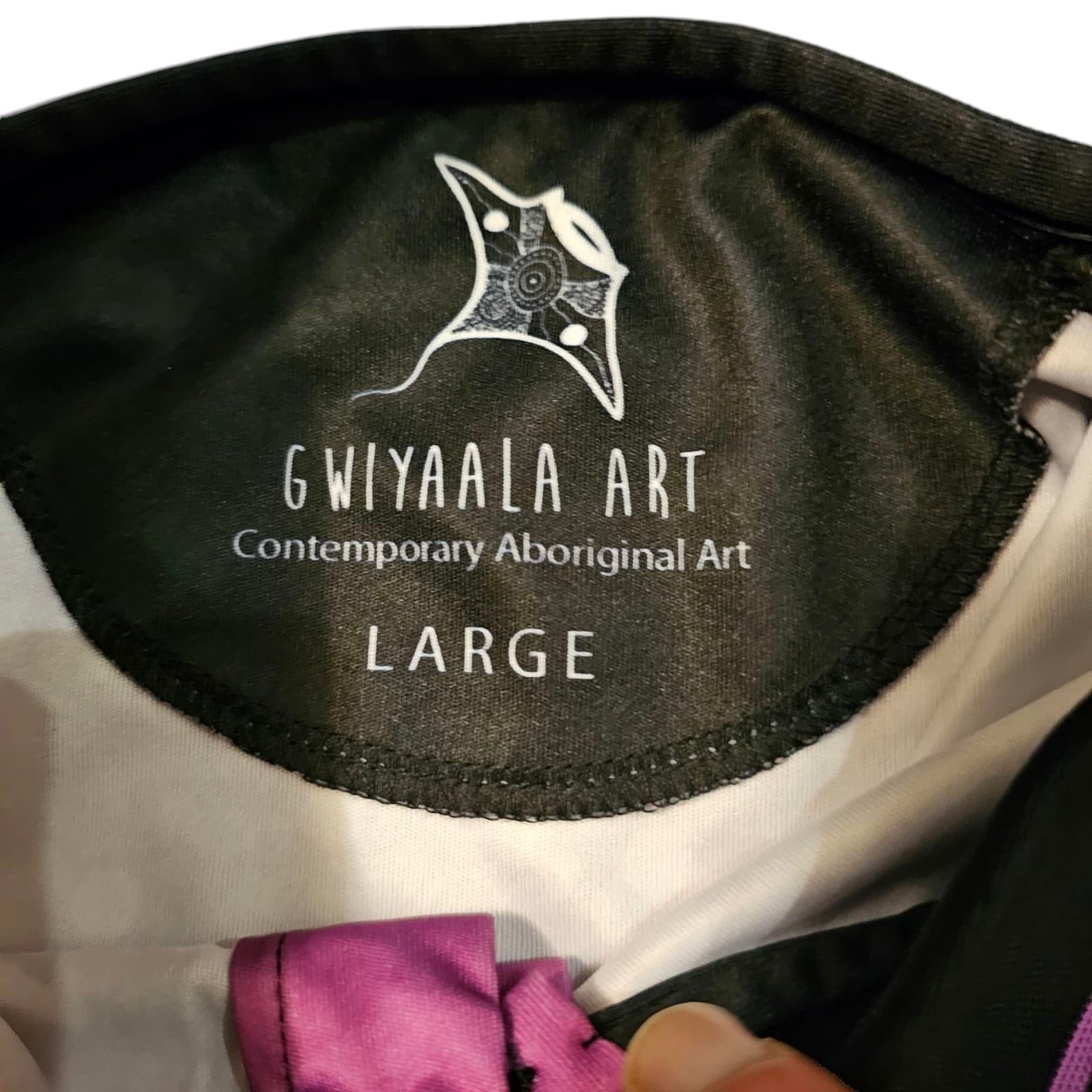 Gwiyaala Art Colorful Large Aboriginal Art Themed Shirt - Thumbnail 8