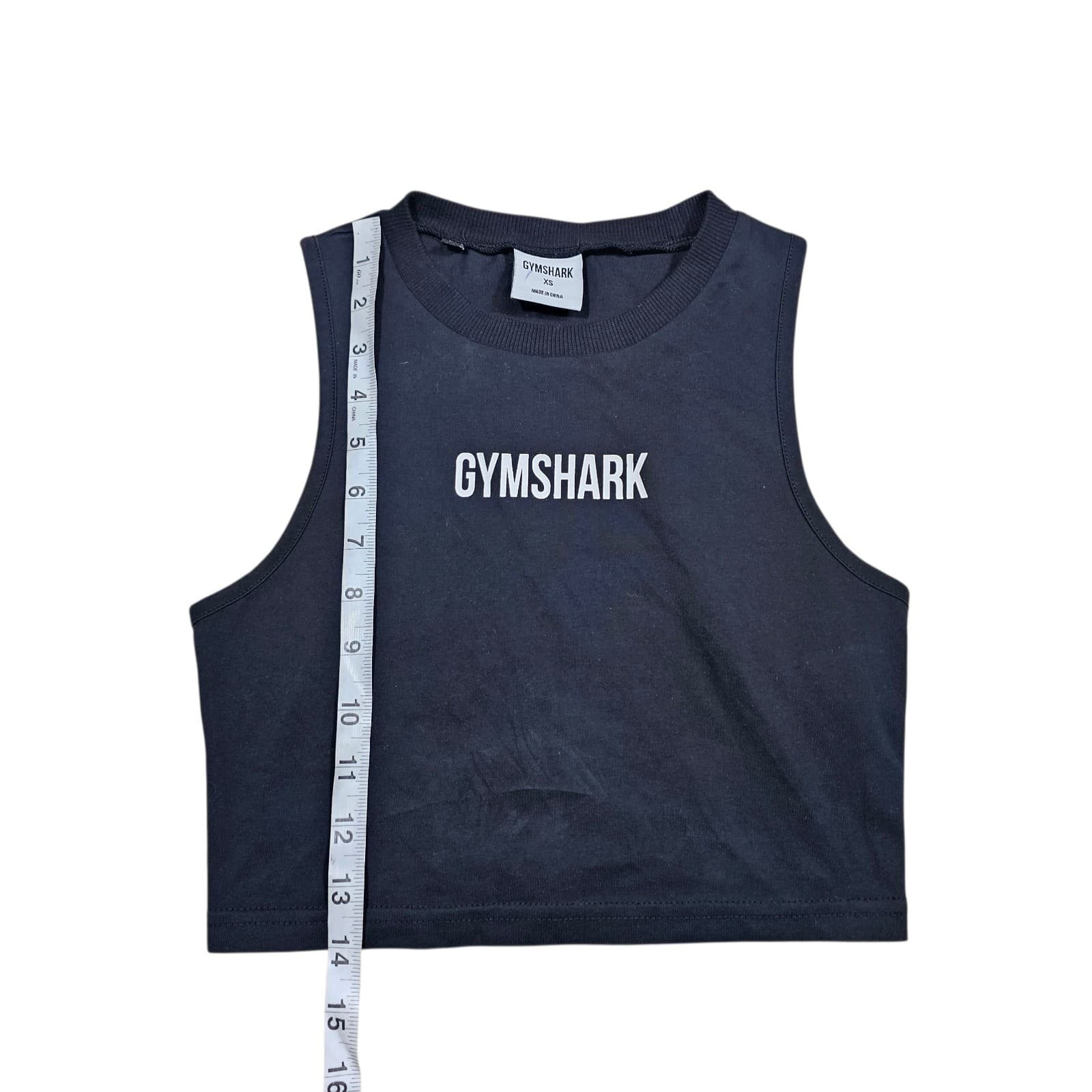Gym Shark Non-stop Crop Top Black Size Extra Small - Thumbnail 4