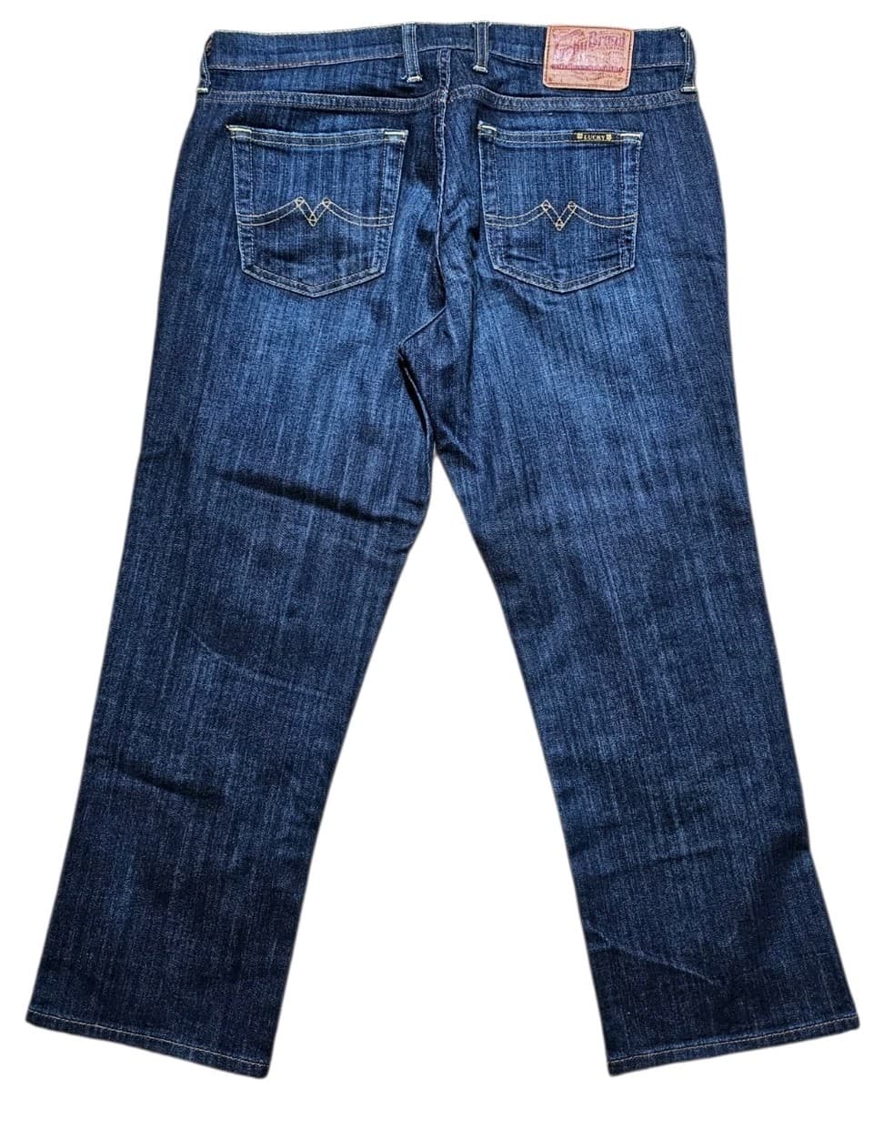 Lucky Brand Sweet N Low Cropped Denim Jeans Women Sz 8 32x24.5 Dark Blue Stretch - Thumbnail 7