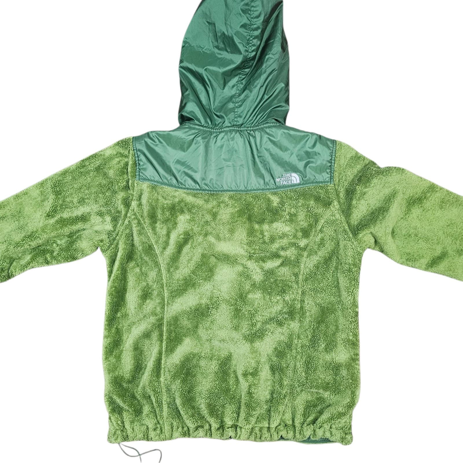 North Face Woman Large Green Fleece Jacket - Thumbnail 11