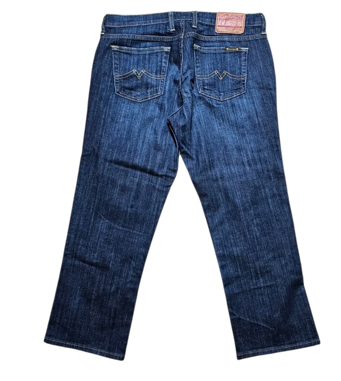 Lucky Brand Sweet N Low Cropped Denim Jeans Women Sz 8 32x24.5 Dark Blue Stretch - Thumbnail 8