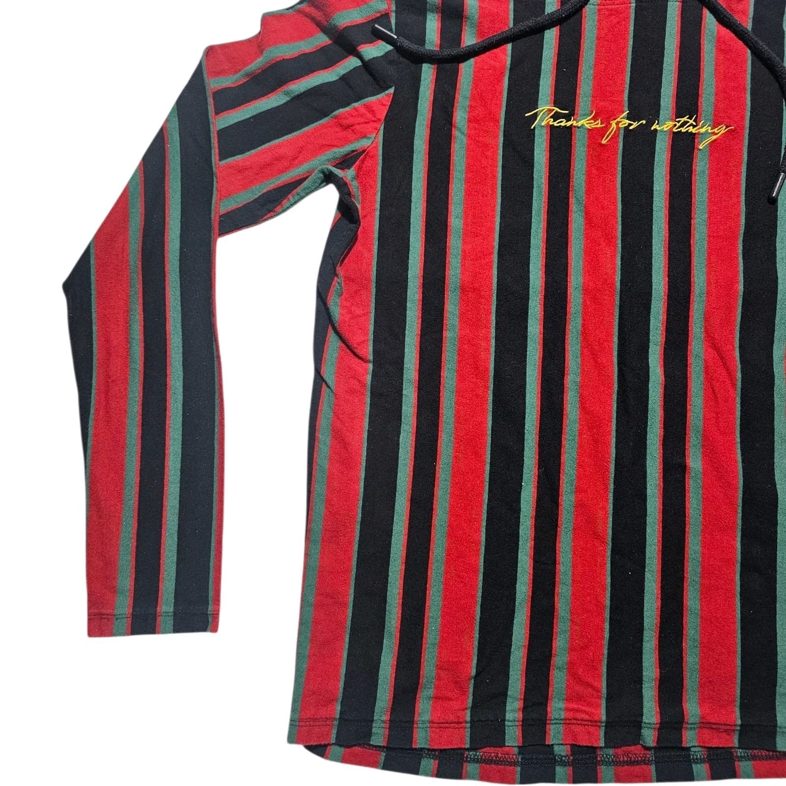 Vox Populi For The People Hooded Long Sleeve Shirt Thanks For Nothing Size Med - Thumbnail 5