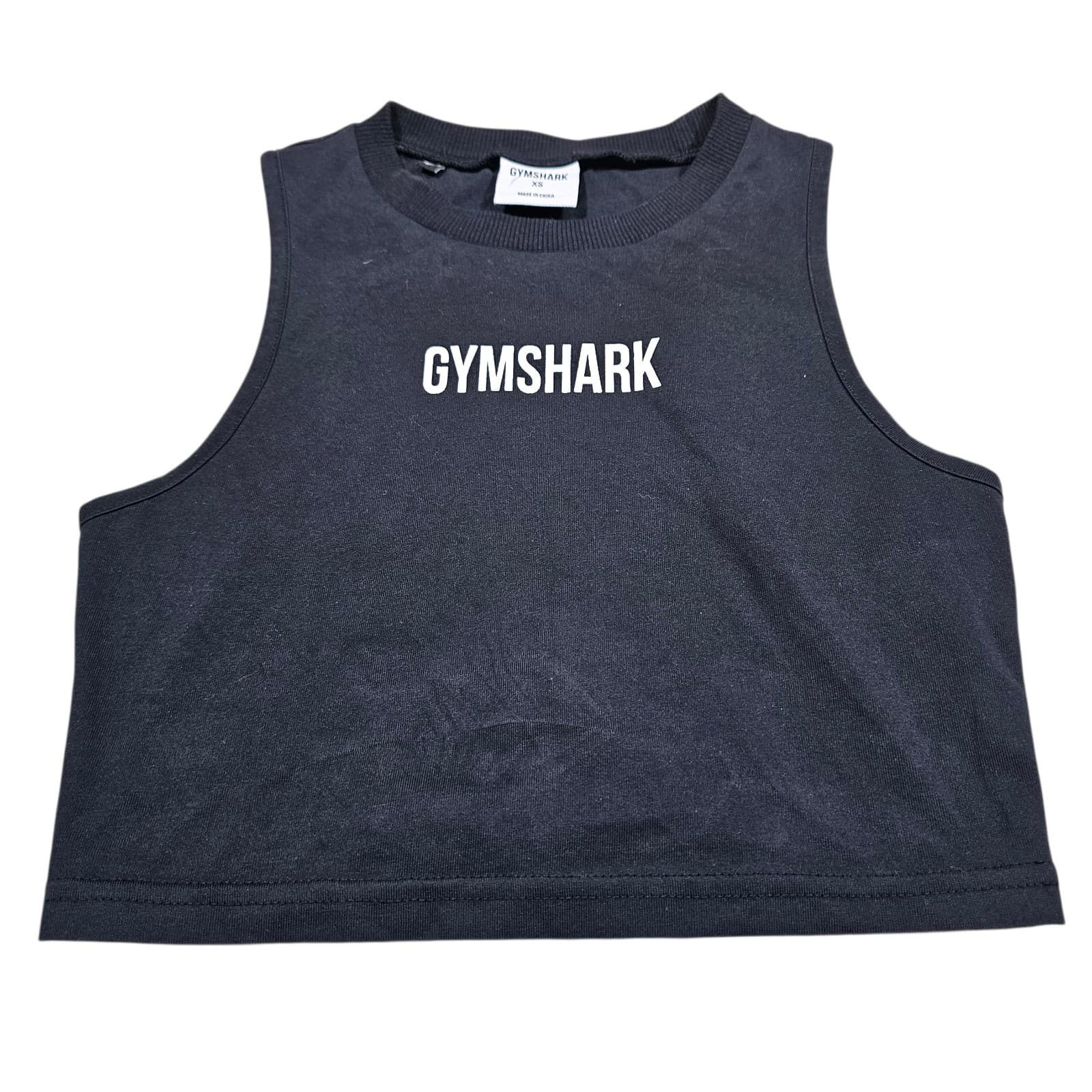 Gym Shark Non-stop Crop Top Black Size Extra Small - Thumbnail 3