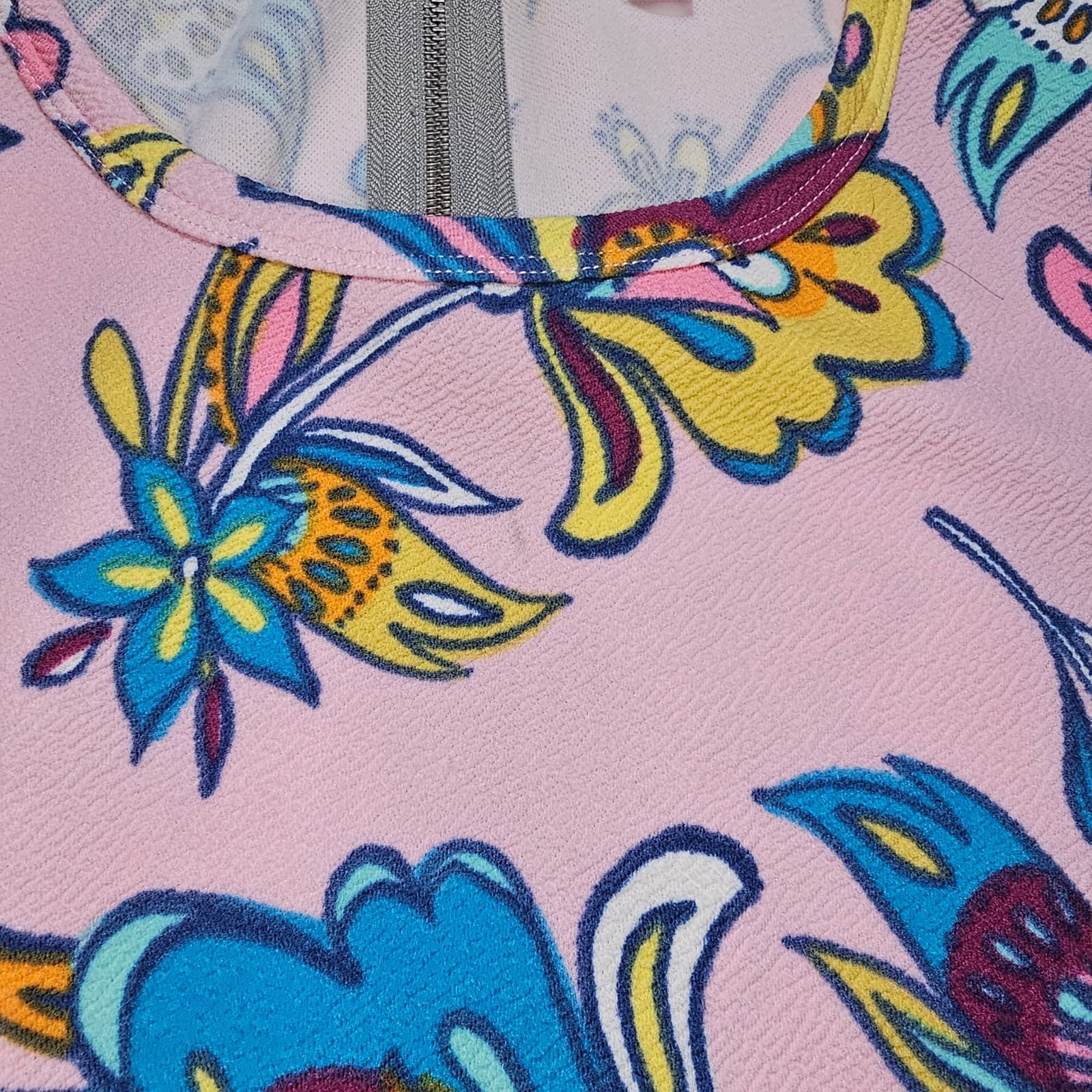 LuLaRoe Amelia Dress Size Small Multi Color Floral Polka Dot - Thumbnail 13