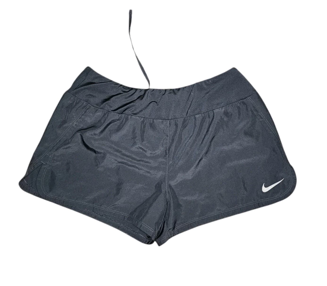 Nike Athletic Black Lined Shorts Large built in briefs w Pouch Women’s