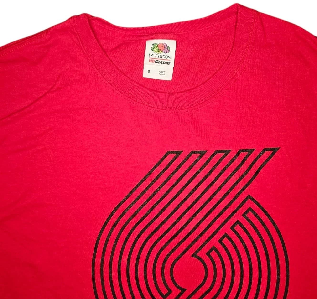 Portland Trailblazers Logo Graphic Print Shirt Mens S NBA - Thumbnail 3