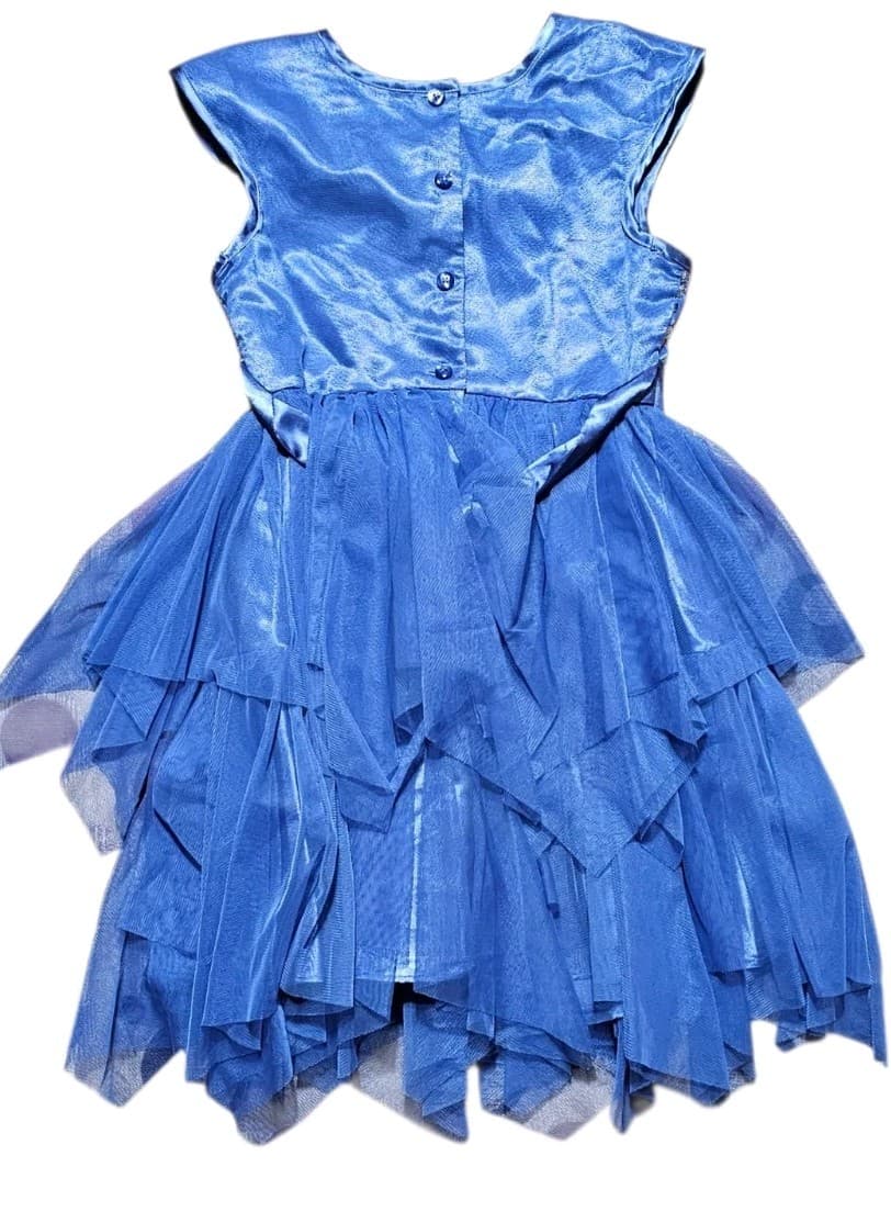 Jona Michelle Slevless Formal Pageant Royal Blue Size 7 - Thumbnail 6