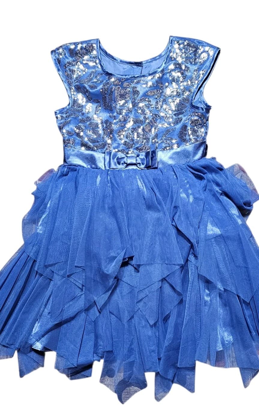 Jona Michelle Slevless Formal Pageant Royal Blue Size 7 - Thumbnail 2