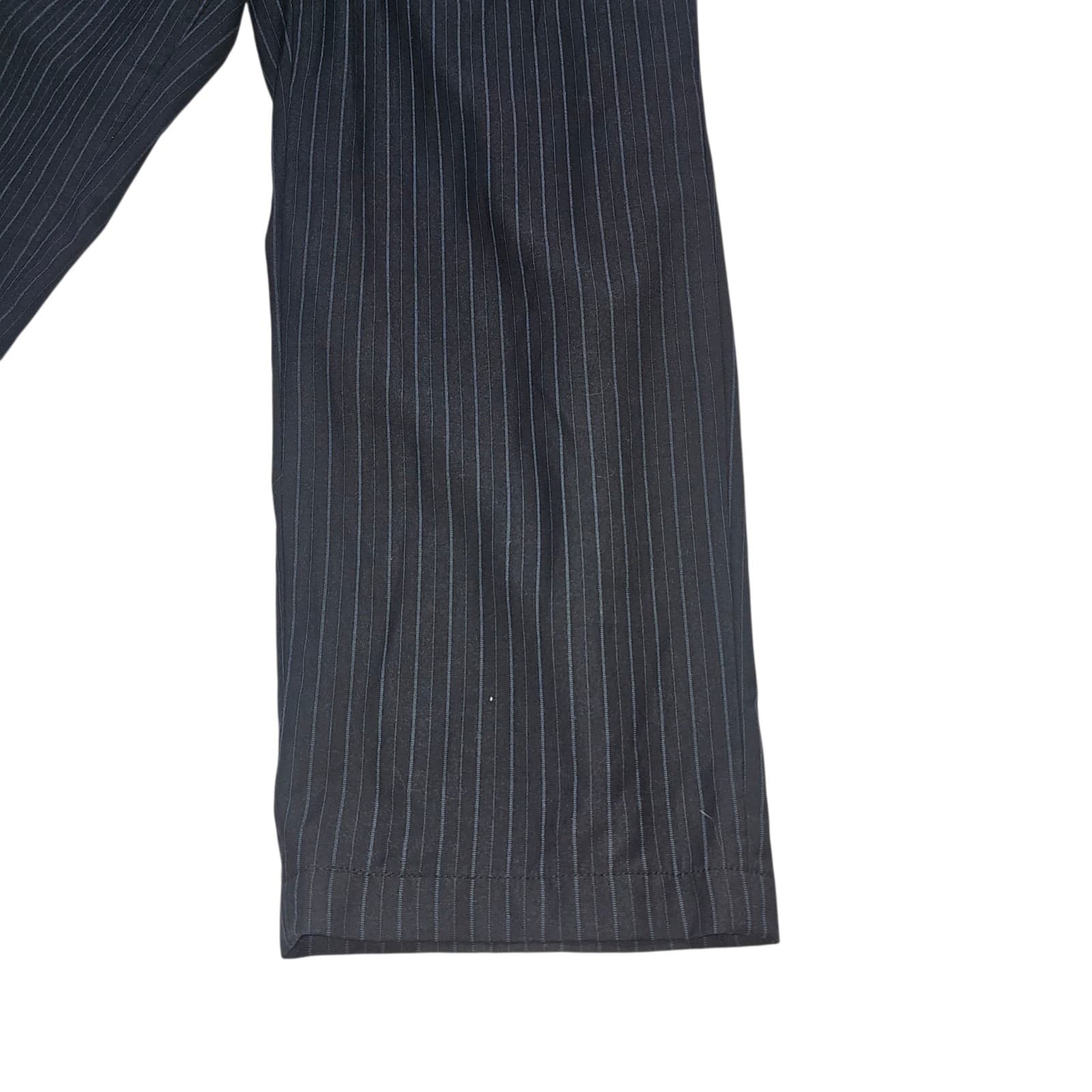 Gulliano Coture Pin Stripe Vito Pants Size 38r/32r - Thumbnail 5