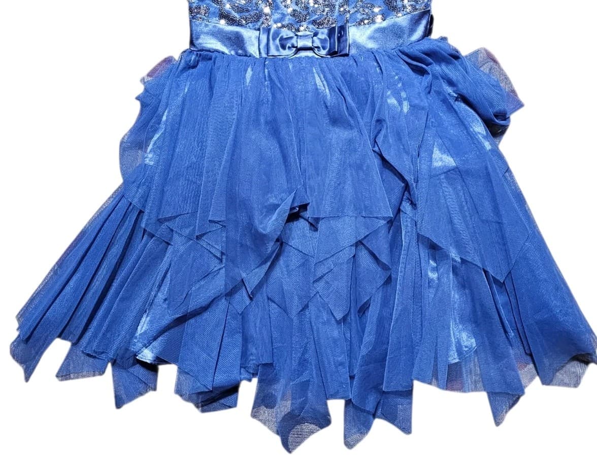 Jona Michelle Slevless Formal Pageant Royal Blue Size 7 - Thumbnail 4