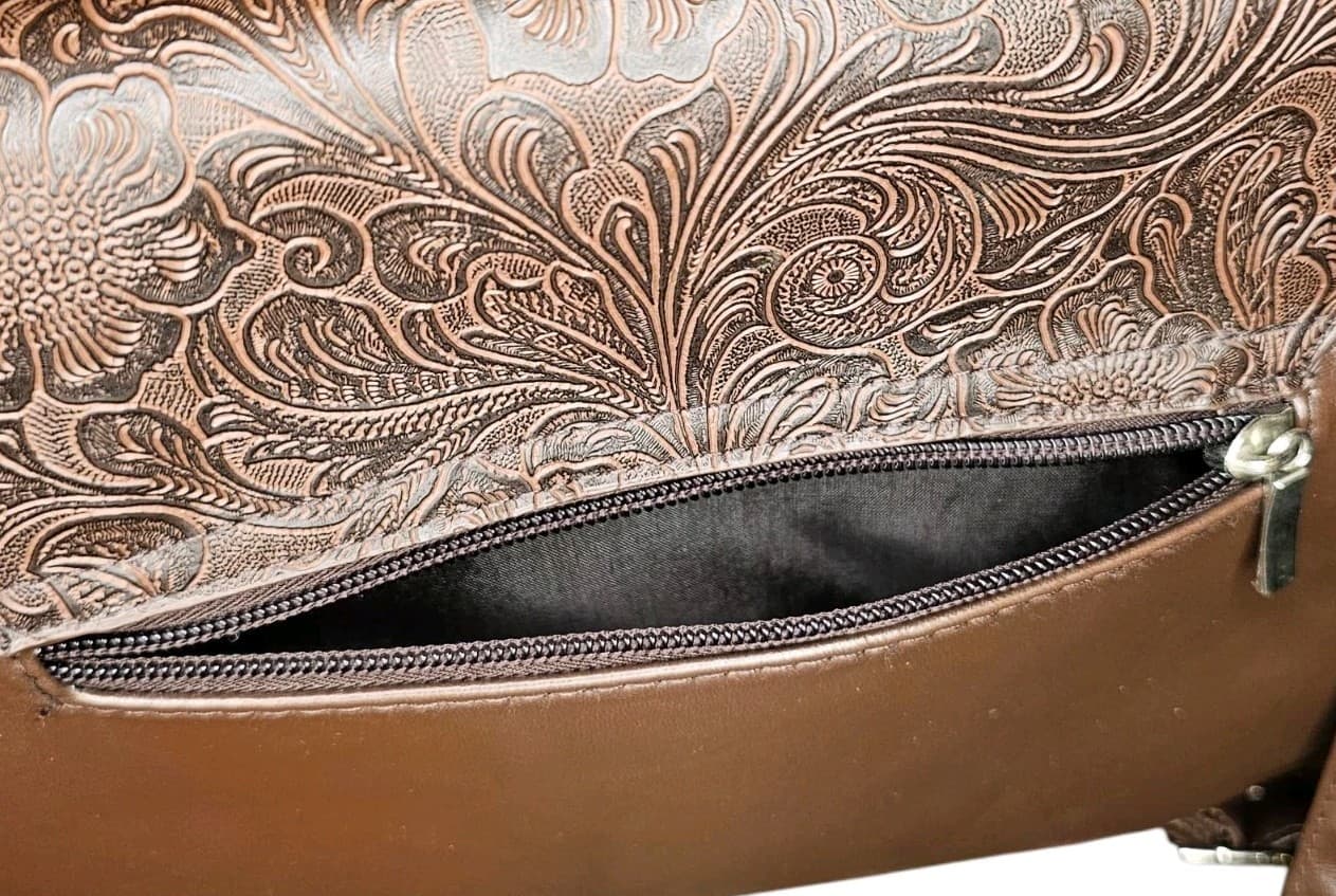 Brown Purse Canyon Sky Southwest Bag Turquoise Silver - Thumbnail 8